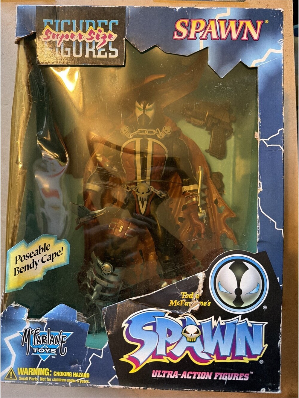 Todd McFarlane SPAWN Super Size  13” Ultra Action Figure 1996 McFarlane Toys New